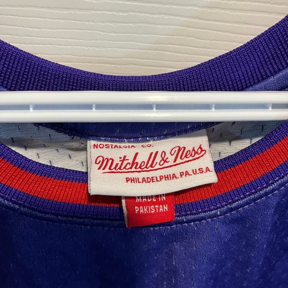 Mitchell & Ness Toronto Raptors Mens Jersey Medium Purple - Picture 2 of 7